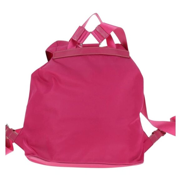 PRADA Backpack Nylon Pink Silver Auth 143599V - Picture 2 of 16